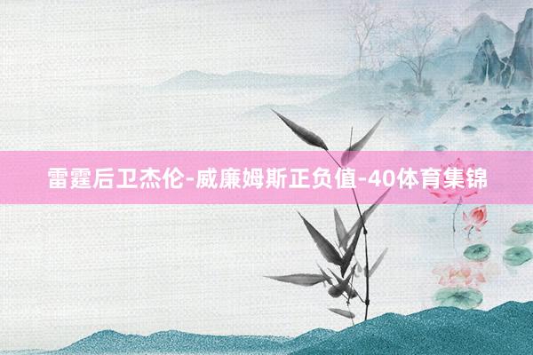 雷霆后卫杰伦-威廉姆斯正负值-40体育集锦