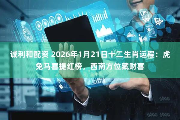 诚利和配资 2026年1月21日十二生肖运程：虎兔马喜提红榜，西南方位藏财喜